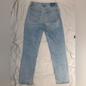 Abercrombie 90s straight ultra high rise jeans size 6L